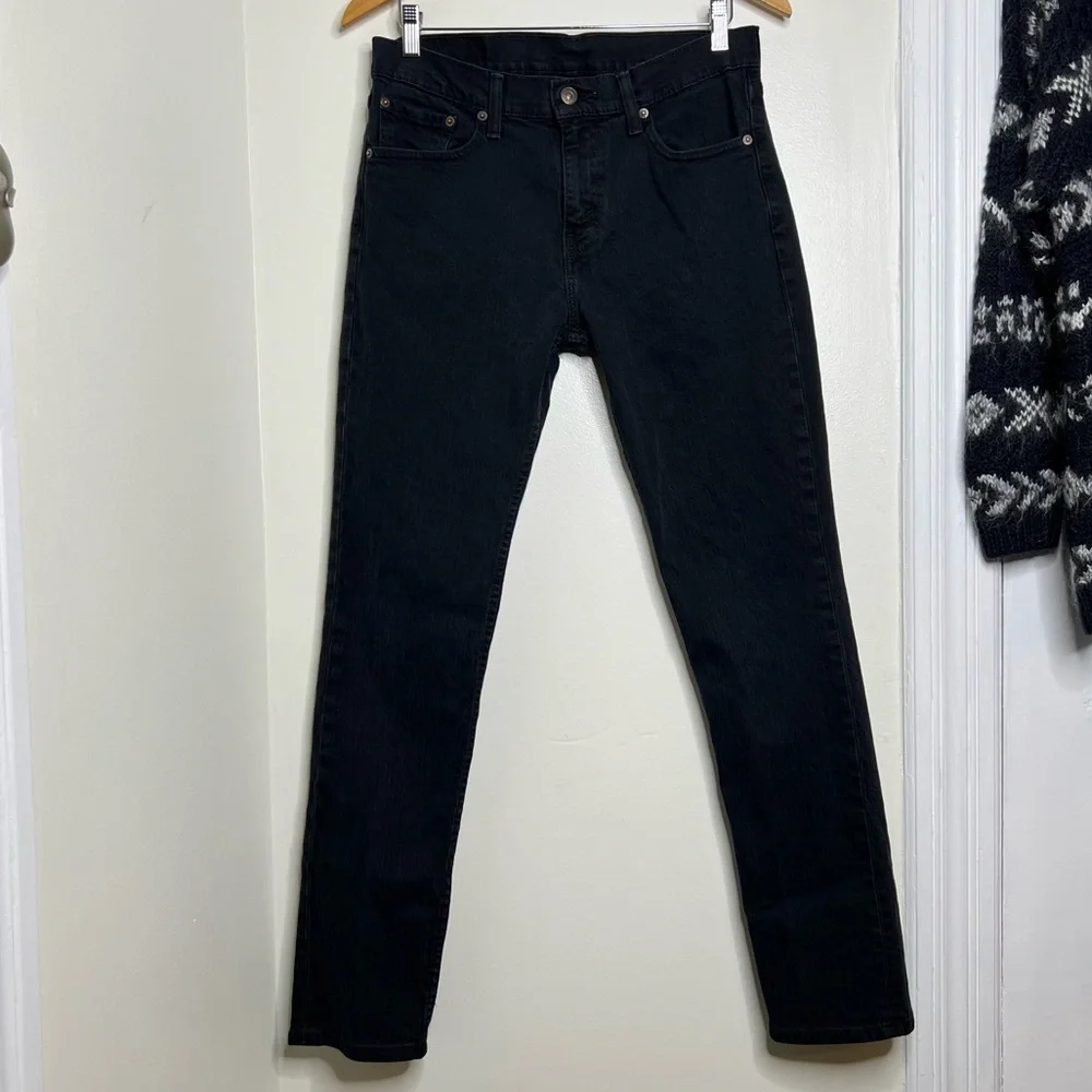 Levi’s Black Denim Straight Leg Jeans Men’s 32 W 32 L